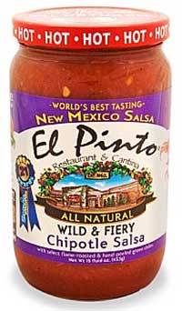 El Pinto Hot Wild and Fiery Chipotle Salsa